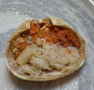 香箱がに外子と内子