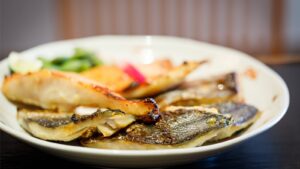 料理盛り付け