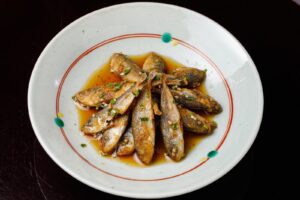 豆あじ南蛮漬け