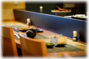 飲食店カウンター席