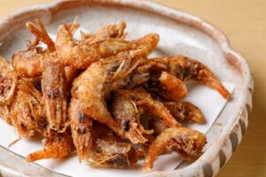 ガスエビ唐揚げ調理例