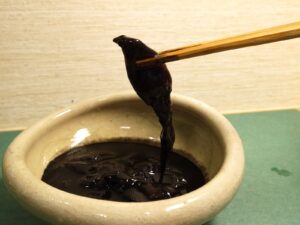 ホタルイカ黒づくり