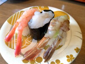 北陸エビ三点盛(甘えび、白えび、ガスエビ)