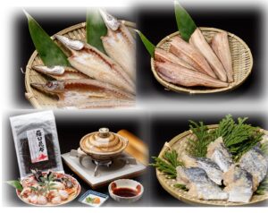 おさかな料理の柴田屋商品ラインナップの一部