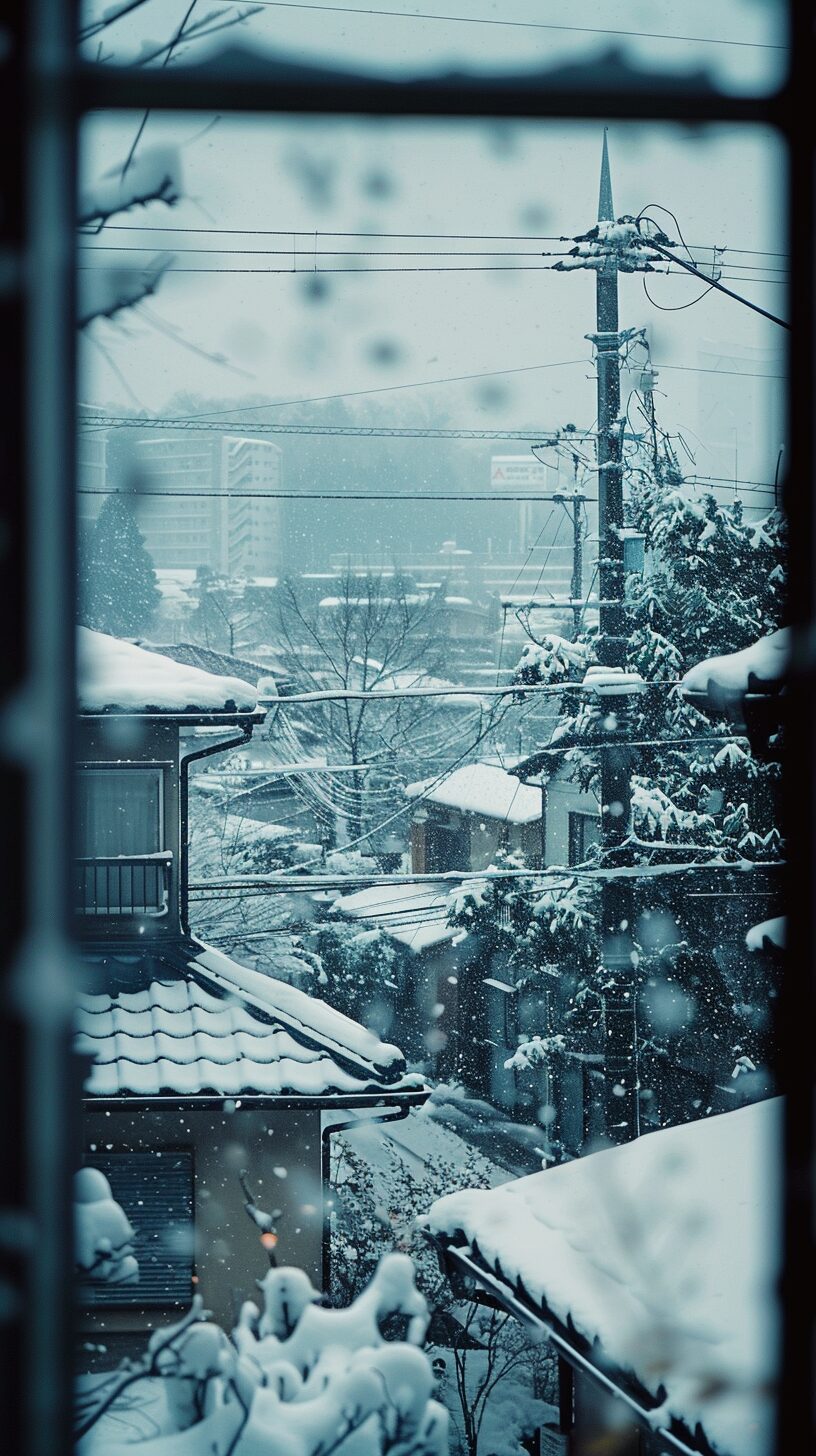 冷え込む風景