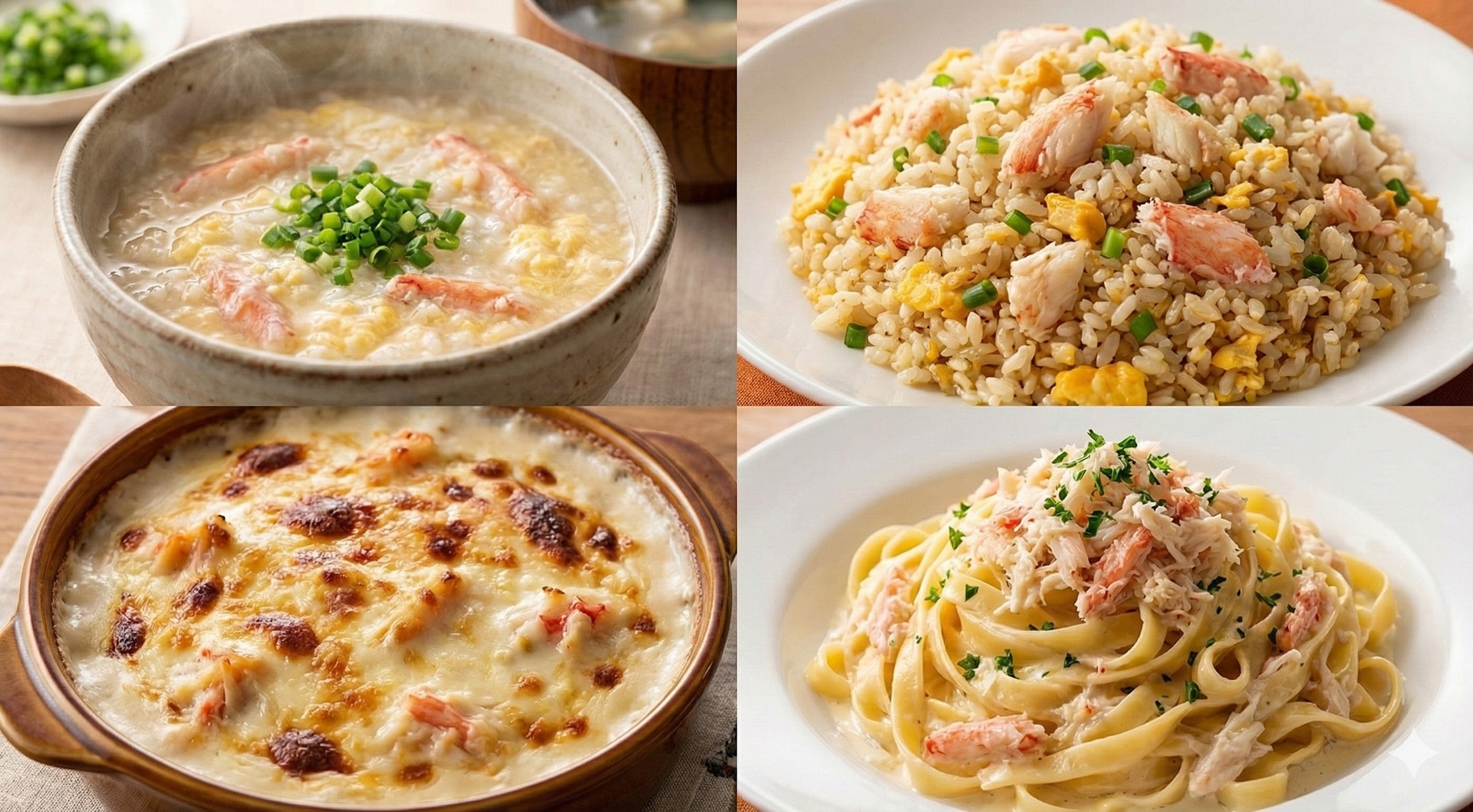 かに料理のバリエーション